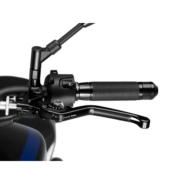 Puig Fixed V3 Clutch (Black Lever With Blue Selector) Silver